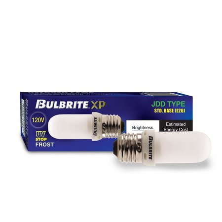Bulbrite Mini 150w Equivalent T8 Medium Screw Base E26 in Frost Finish Dimmable 2900K Halogen Light Bulb, 5PK 861996